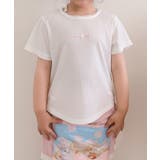 ホワイト | 【aimoha-KIDS-】バックリボン キッズTシャツ | aimoha kids
