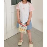 【aimoha-KIDS-】リボン付き ラグランキッズTシャツ | aimoha kids | 詳細画像2