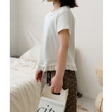 【aimoha-KIDS-】裾フリルTシャツ | aimoha kids | 詳細画像13