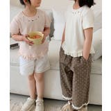 【aimoha-KIDS-】裾フリルTシャツ | aimoha kids | 詳細画像19