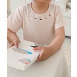 【aimoha-KIDS-】裾フリルTシャツ | aimoha kids | 詳細画像5