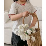【aimoha-KIDS-】小花柄 キッズTシャツ | aimoha kids | 詳細画像16