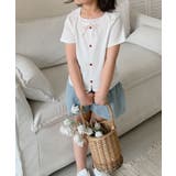 【aimoha-KIDS-】カーディガン風 キッズTシャツ | aimoha kids | 詳細画像10