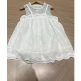 グレー | 【aimoha KIDS 】タンクトップ＋レースキャミワンピセット | aimoha kids