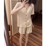 半袖シャツ+ショートパンツ ルームウェアセット | aimoha | 詳細画像11