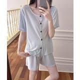 半袖シャツ+ショートパンツ ルームウェアセット | aimoha | 詳細画像6