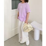 【aimoha-KIDS-】キッズ 袖裾レースTシャツ | aimoha kids | 詳細画像17