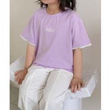 【aimoha-KIDS-】キッズ 袖裾レースTシャツ | aimoha kids | 詳細画像18
