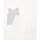 【aimoha KIDS 】タンクトップ＋レースキャミワンピセット | aimoha kids | 詳細画像6 