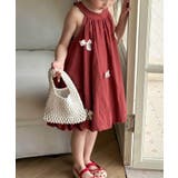 【aimoha-KIDS-】キッズ ノースリーブリボン付きバルーンワンピース | aimoha kids | 詳細画像7
