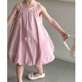 【aimoha-KIDS-】キッズ ノースリーブリボン付きバルーンワンピース | aimoha kids | 詳細画像13