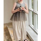 【aimoha-KIDS-】チュールフリル付きノースリーブ | aimoha kids | 詳細画像5