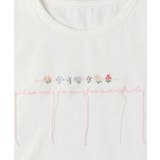 【aimoha-KIDS-】刺繍 フリル袖 キッズTシャツ | aimoha kids | 詳細画像9