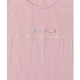 【aimoha-KIDS-】刺繍 フリル袖 キッズTシャツ | aimoha kids | 詳細画像5