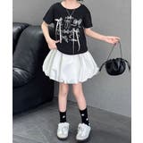 【aimoha-KIDS-】リボン付き キッズプリントTシャツ | aimoha kids | 詳細画像8