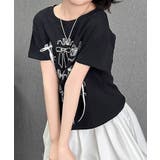 【aimoha-KIDS-】リボン付き キッズプリントTシャツ | aimoha kids | 詳細画像13