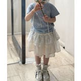 【aimoha-KIDS-】リボン付き キッズプリントTシャツ | aimoha kids | 詳細画像1
