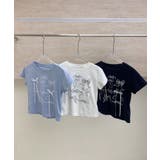 【aimoha-KIDS-】リボン付き キッズプリントTシャツ | aimoha kids | 詳細画像2