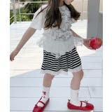 【aimoha-KIDS-】リボン付き キッズプリントTシャツ | aimoha kids | 詳細画像3