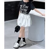 【aimoha-KIDS-】リボン付き キッズプリントTシャツ | aimoha kids | 詳細画像6