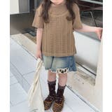【aimoha-KIDS-】キッズ メッシュタンクトップ+リブTシャツ セット | aimoha kids | 詳細画像5