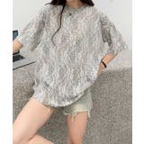 グレー | 【HOOK】for girls アートプリントTシャツ | HOOK