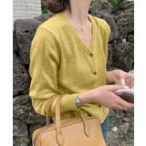 【aimoha】ベーシックVネックニットカーディガン | aimoha | 詳細画像1