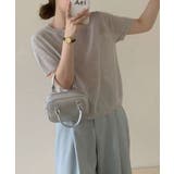 シンプル半袖ニットトップス | aimoha  | 詳細画像8 