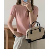 【aimoha】バックボタンデザイン半袖ハイネックトップス | aimoha  | 詳細画像12 