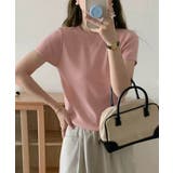 【aimoha】バックボタンデザイン半袖ハイネックトップス | aimoha  | 詳細画像13 