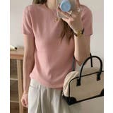 【aimoha】バックボタンデザイン半袖ハイネックトップス | aimoha  | 詳細画像14 