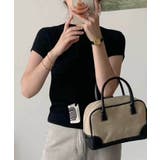 【aimoha】バックボタンデザイン半袖ハイネックトップス | aimoha  | 詳細画像16 