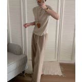 【aimoha】バックボタンデザイン半袖ハイネックトップス | aimoha  | 詳細画像18 