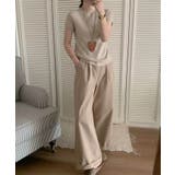 【aimoha】バックボタンデザイン半袖ハイネックトップス | aimoha  | 詳細画像19 