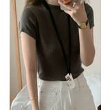 【aimoha】バックボタンデザイン半袖ハイネックトップス | aimoha  | 詳細画像23 