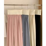 【aimoha】ハイウエストドレープストレートパンツ | aimoha  | 詳細画像3 