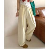 イエロー | 【aimoha】イージーワイドパンツ | aimoha 