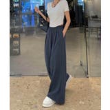 【aimoha】ハイウエストドレープワイドパンツ | aimoha  | 詳細画像5 