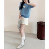 【aimoha】ハートモチーフニットトップス | aimoha  | 詳細画像7 