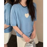 【aimoha】ハートモチーフニットトップス | aimoha  | 詳細画像6 