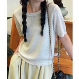 シンプルサマーニットTシャツ | aimoha | 詳細画像4