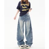 ワイドシルエットデニムパンツ | HOOK | 詳細画像1 