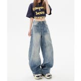 ワイドシルエットデニムパンツ | HOOK | 詳細画像4 