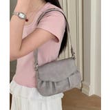 ライトグレー | シンプルショルダーバッグ | aimoha 