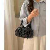 ブラック | PU 2WAYショルダーバッグ ハンドバッグ | aimoha 