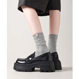 グレー | 【MOSOX】ボタンナチュラルソックス 靴下 | aimoha