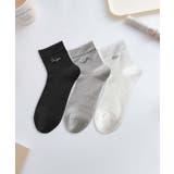 【MOSOX】ロゴ刺繍ショートソックス | aimoha | 詳細画像2