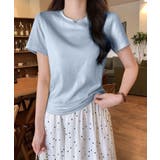 ブルー | 【aimoha】デイリークルーネックTシャツ | aimoha 