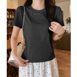 ブラック | 【aimoha】デイリークルーネックTシャツ | aimoha 