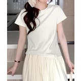 ホワイト | 【aimoha】デイリークルーネックTシャツ | aimoha 